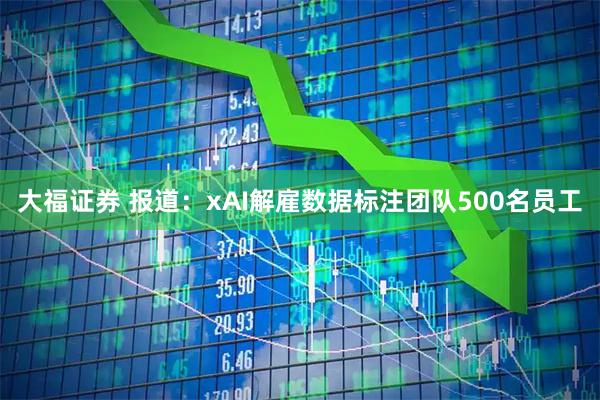 大福证券 报道：xAI解雇数据标注团队500名员工